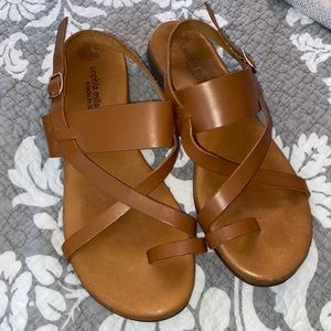 Brown Gladiator Style Sandal